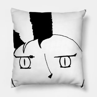 Rock n’ roll / punk elf (black) Pillow