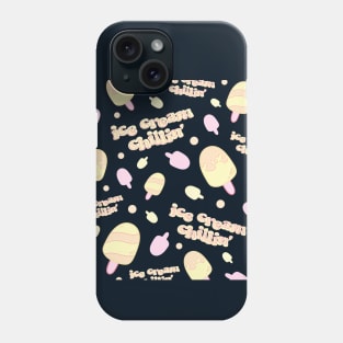 Aesthetic Pink Lemonade Ice Cream Chilli' Logo Design Phone Case