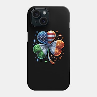 Irish American Flag Ireland Flag ST PATRICKS DAY Gift Lucky Phone Case