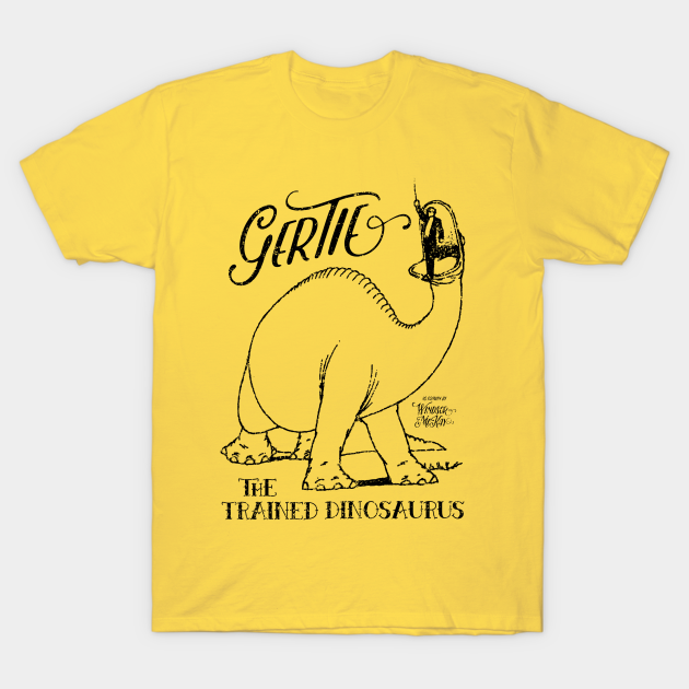 Gertie The Dinosaur - Animation - T-Shirt | TeePublic Gertie The Dinosaur - Animation - T-Shirt | TeePublic