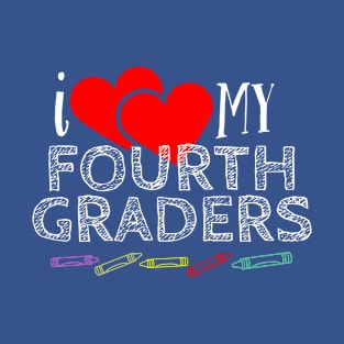 I Love My Fourth Graders V3 T-Shirt