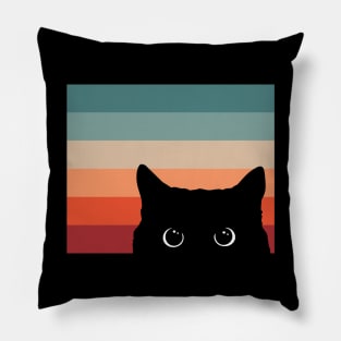 Black Cat - Vintage Pillow