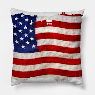 US American Flag Pillow