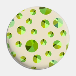 Green abstract balls pattern design Pin