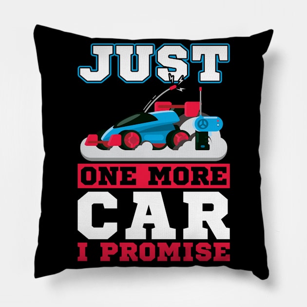 Just one more car I promise RC Car Pillow by Peco-Designs