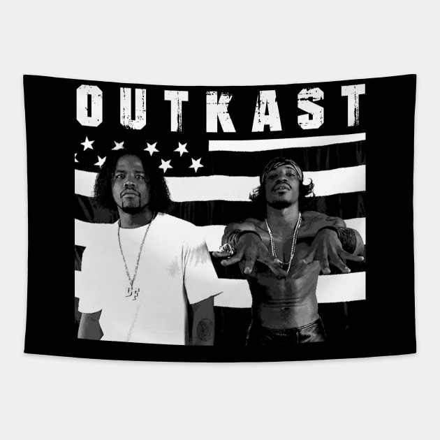 Outkast Icons Visual Chronicles of a Legendary Band Tapestry by Hayes Anita Blanchard