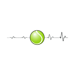 Tennis Ball pulse. Sports enthusiast. Perfect present for mom mother dad father friend him or her T-Shirt