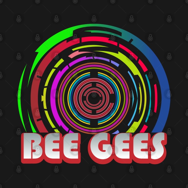 Minimalist Vinyl // Bee Gees by CreatenewARTees