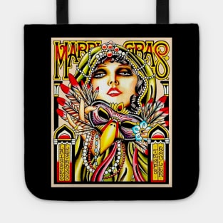 Mardi Gras : Vintage New Orleans Advertising Print Tote