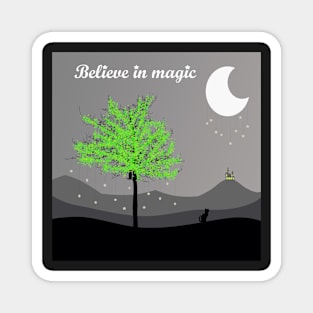 Believe in magic Magnet