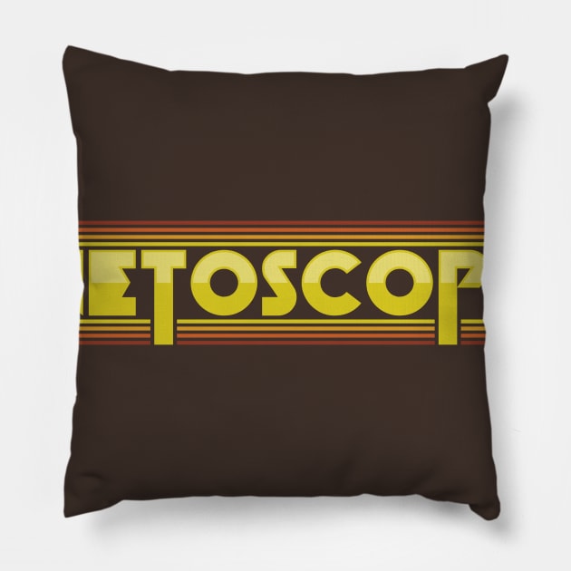 Kinetoscopes Pillow by trapperjon