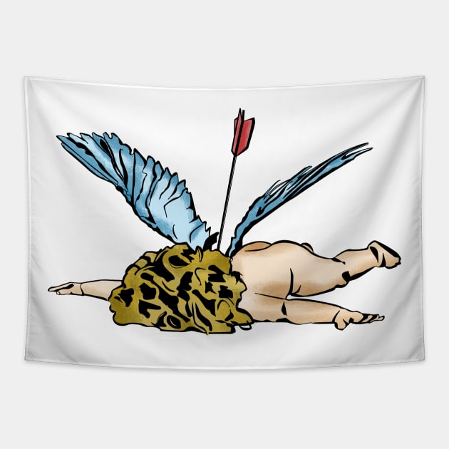 Dead Cupid Tapestry by Killer Rabbit Designs