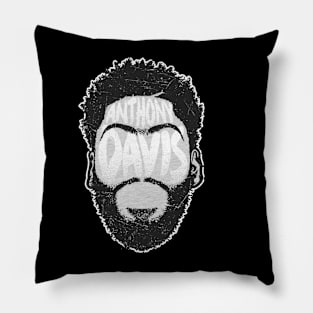 Anthony Davis Los Angels L Player Silhouette Pillow