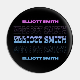 Elliott Smith // Typography Fan Art Design Pin