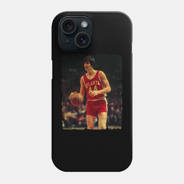 Pete Maravich - Vintage Design Of Basketball Phone Case by JULIAN AKBAR PROJECT