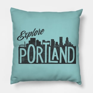 EXPLORE PORTLAND Pillow