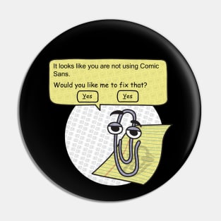 Pattern Clippy Pin