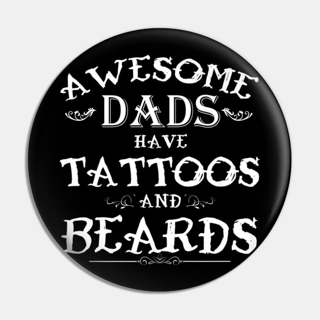 Tattoos and Beards Pin by KitsuneMask