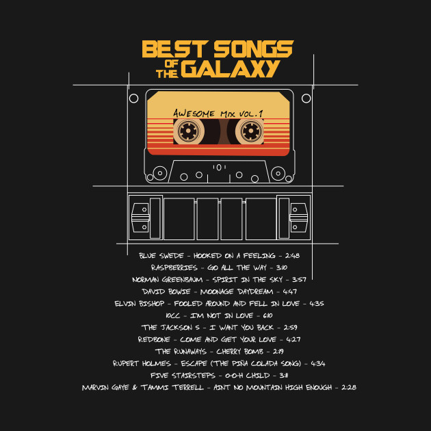 Awesome mix vol.1 - Guardians Of The Galaxy - T-Shirt