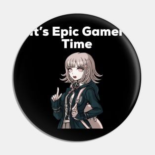 Epic Gamer Time Shirt Pin