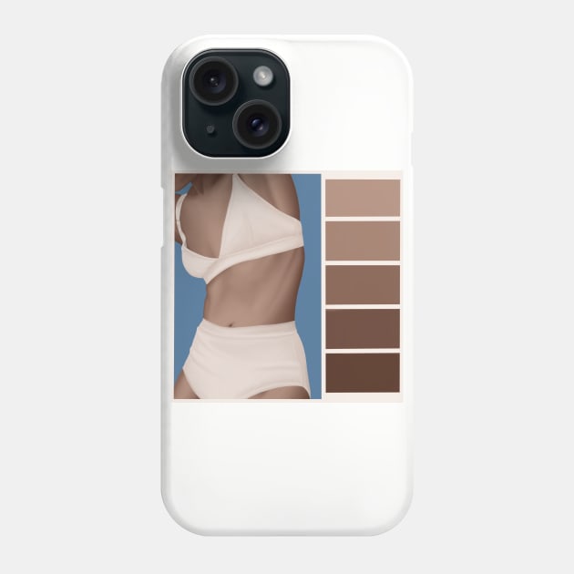 Skin tone medium Phone Case by JadedWolvesArt