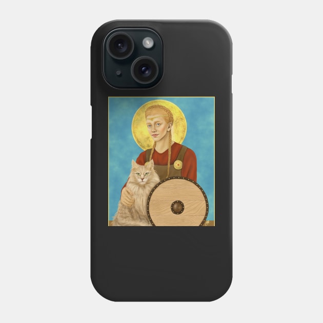 Viking princess - digital painting Phone Case by dangerbeforeyou