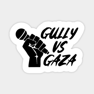 Gully vs Gaza - Rap Lovers Design, Music Fans Magnet