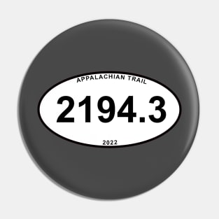 Appalachian Trail Mileage 2022 Pin