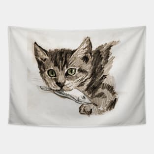 The Fisherman's Cat Tapestry