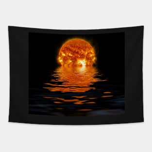 sunrise reflected in water Tapestry