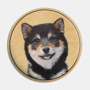 Shiba Inu (Black and Tan) Pin