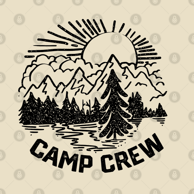 Camp Crew - Camping and Hiking Lovers Nature Inspired by KAVA-X