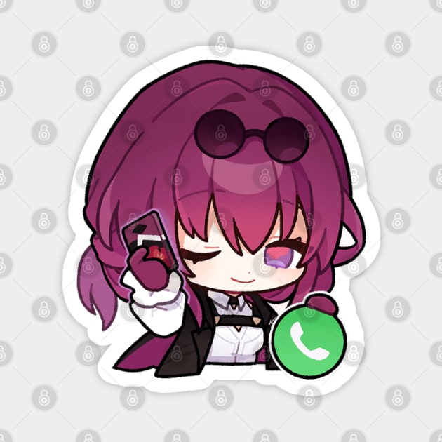 Honkai Star Rail Chibi Kafka 4 Magnet by HoyoStan