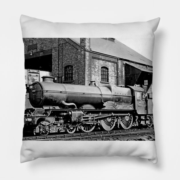 GWR Loco King William III Pillow by Random Railways