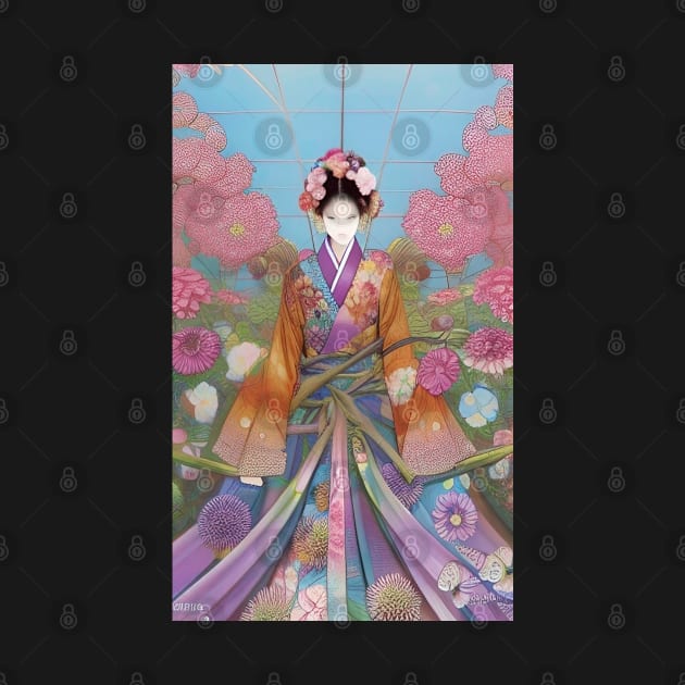 Cool Japanese Geisha - JG0102 - Anime Kimono by ZiolaRosa