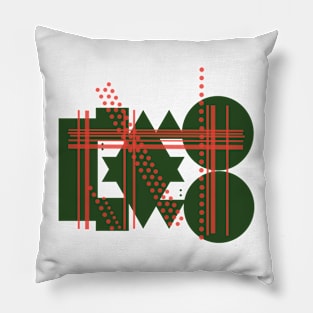 Giddy for Geometrics Pillow