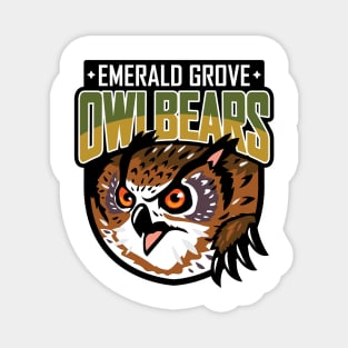 Emerald Grove Owlbears Magnet