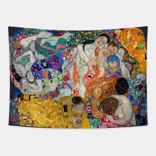 The Klimt Collage Tapestry by GrampaTony