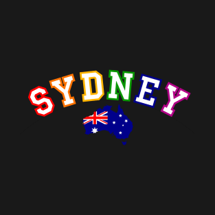 Team Rainbow LGBT Sydney Pride, Australia T-Shirt