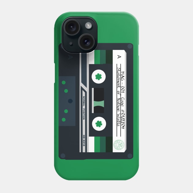 MAG 001 - Statement of Nathan Watts - Cassette Phone Case by Rusty Quill