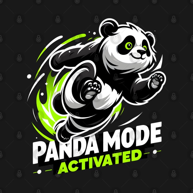 "Panda Power: Ready for Action" by WEARWORLD