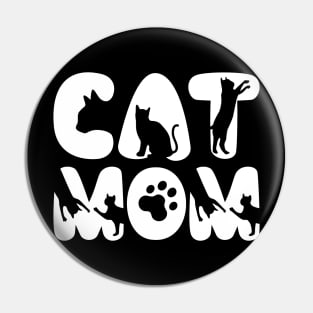 Cat Mom Pin