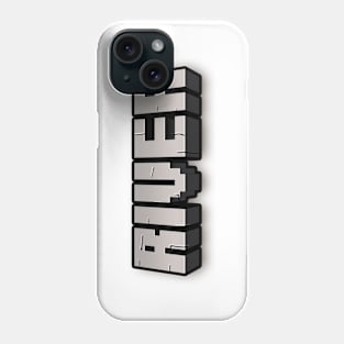 River - Custom Minecraft Nametag Phone Case