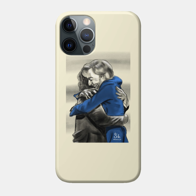 Michael Sheen and David Tennant hug - David Tennant - Phone Case