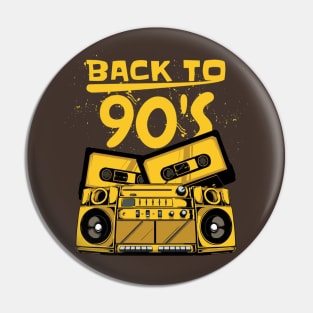 Play The Tape And Back to The Past Pin