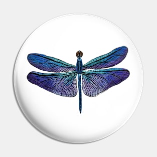 Blue-purple Dragonfly Pin
