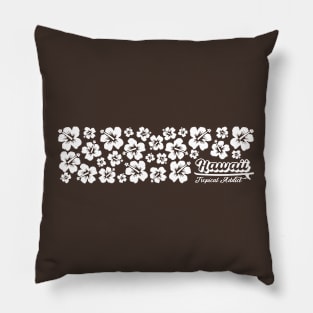 Hawaii Hibiscus Summer Beach Pillow