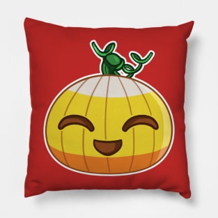 Candy Corn Pumpkin Pillow