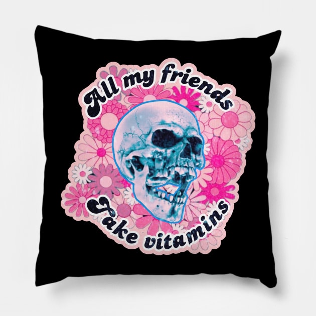 Posty Skull Pillow by Cyde Track