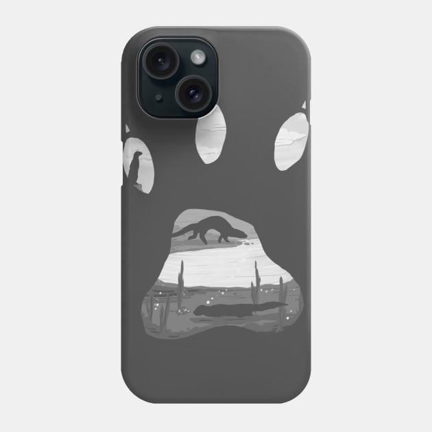 Otter Paw Phone Case by dhapiart